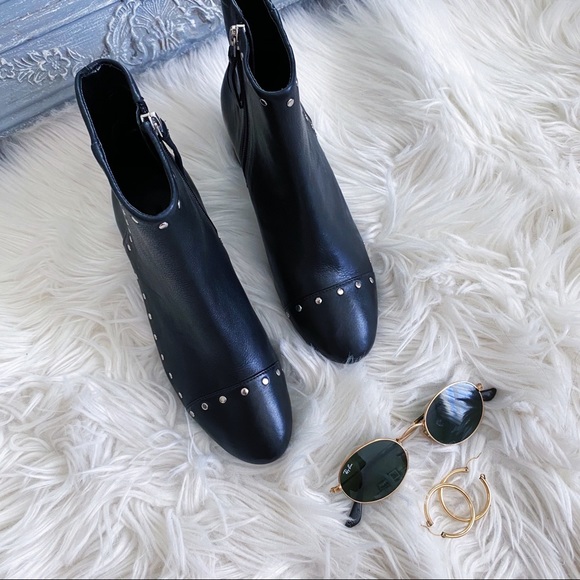New Rebecca Minkoff Isley Stud Leather Boot - Picture 2 of 7